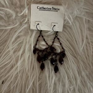 Black Chandelier Earrings